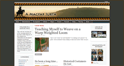 Desktop Screenshot of amagyarjurta.com